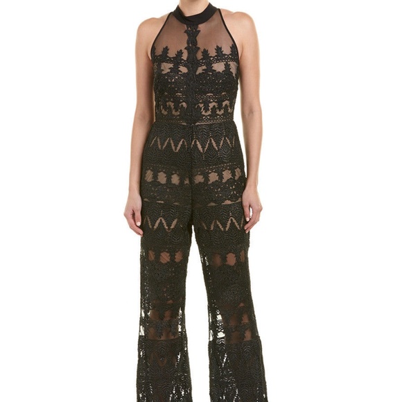 Nicole Miller Pants - Nicole Miller NWT Nude Illusion Lace Jumpsuit